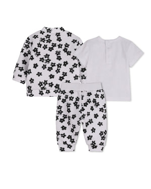 
  
    Marc
  
    Jacobs
  
 Baby Girls White Daisy Print Tracksuit Set