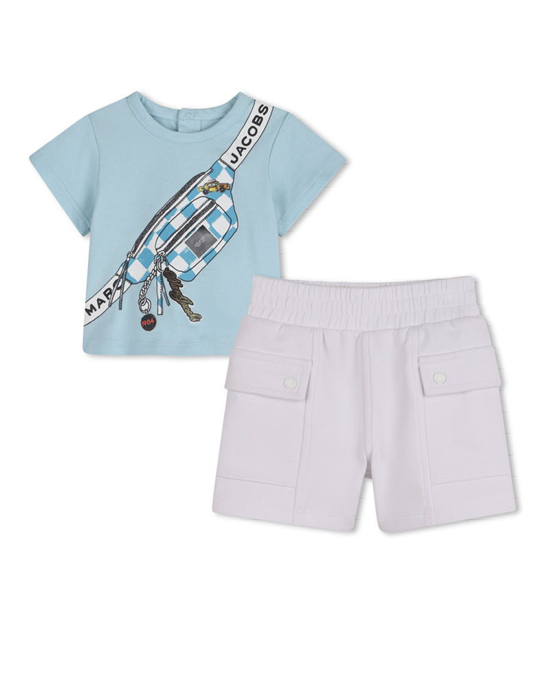 
  
    Marc
  
    Jacobs
  
 Baby Boys Blue T & Short Set