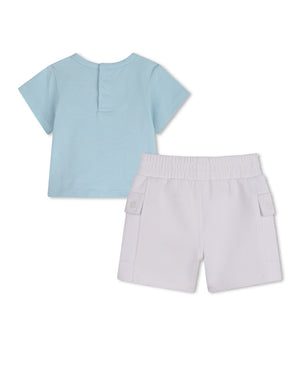 
  
    Marc
  
    Jacobs
  
 Baby Boys Blue T & Short Set