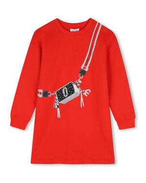 
  
    Marc
  
    Jacobs
  
 Girls Red Purse Sweater Dress