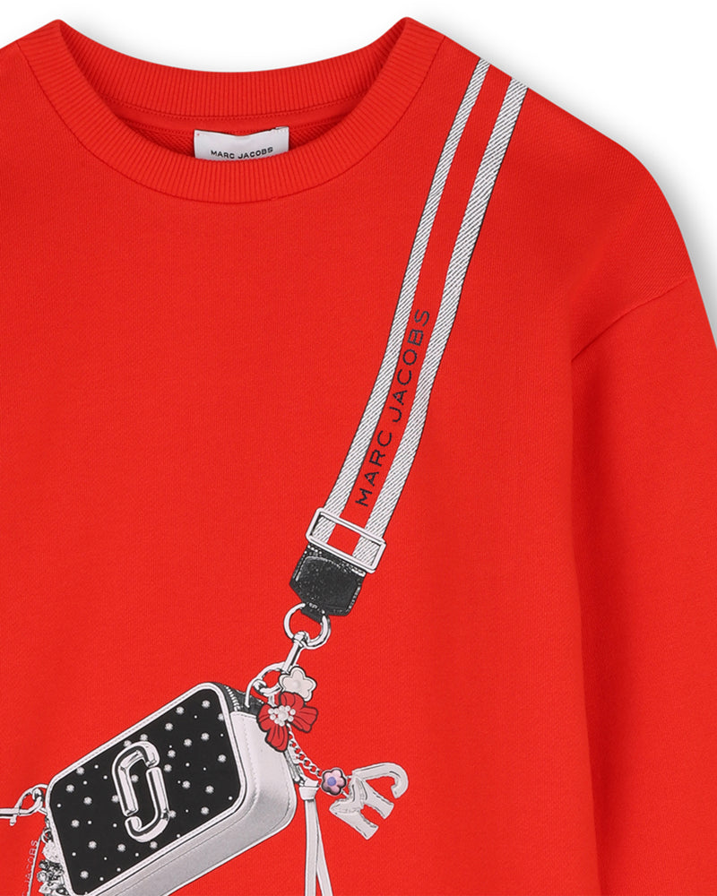 
  
    Marc
  
    Jacobs
  
 Girls Red Purse Sweater Dress