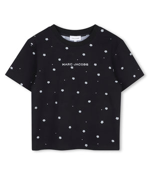 
  
    Marc
  
    Jacobs
  
 Girls Black Daisy Logo T-Shirt