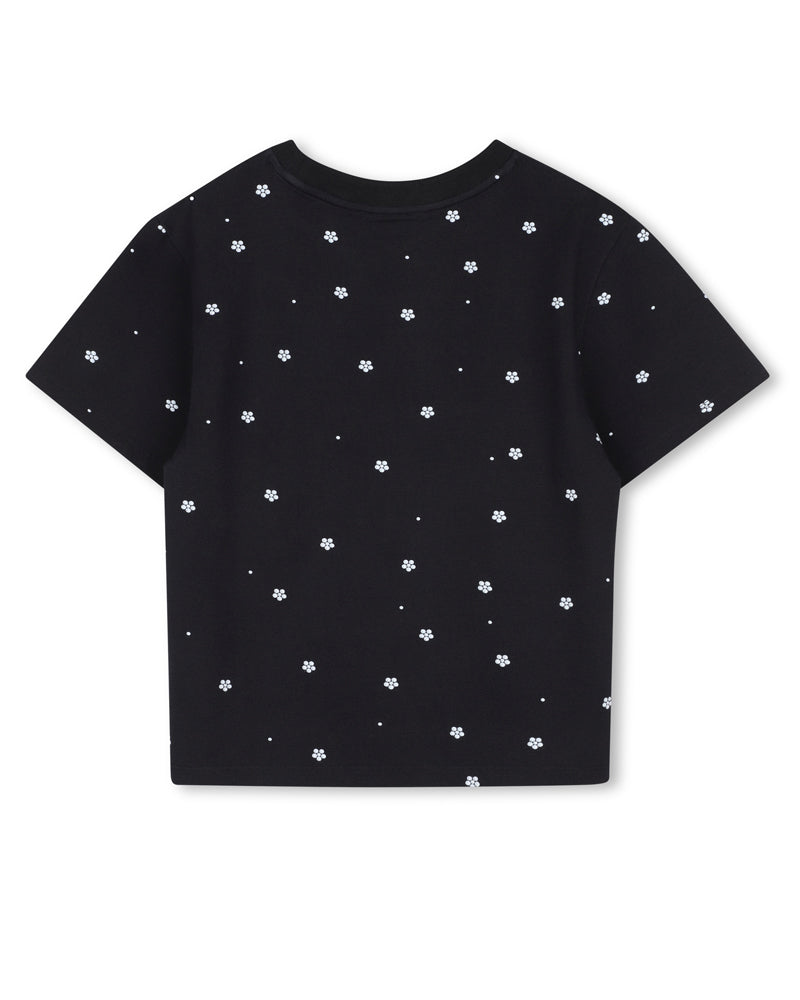 
  
    Marc
  
    Jacobs
  
 Girls Black Daisy Logo T-Shirt
