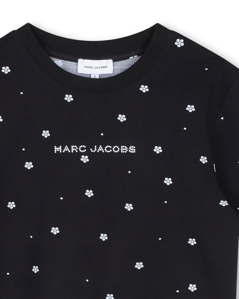 
  
    Marc
  
    Jacobs
  
 Girls Black Daisy Logo T-Shirt