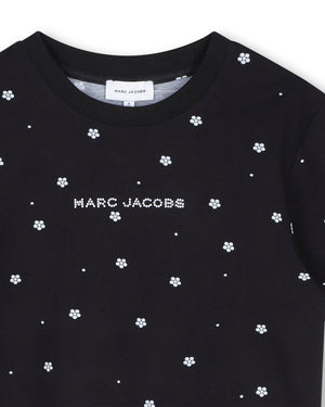 
  
    Marc
  
    Jacobs
  
 Girls Black Daisy Logo T-Shirt