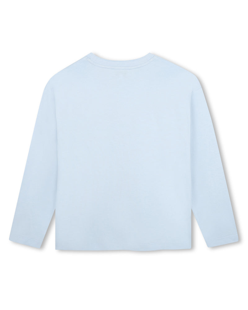 
  
    Marc
  
    Jacobs
  
 Boys Blue Cotton Logo Top