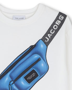 
  
    Marc
  
    Jacobs
  
 Boys White Belt Bag Top