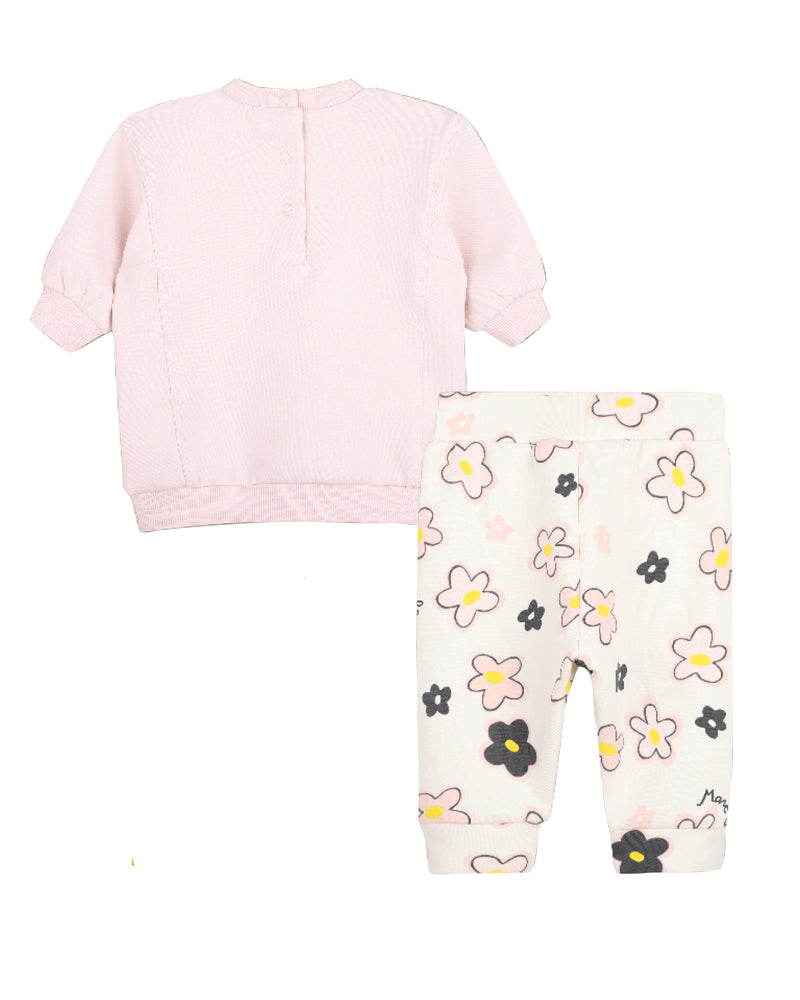 
  
    Marc
  
    Jacobs
  
 Baby Girls Pink Daisy Sweater & Legging Set