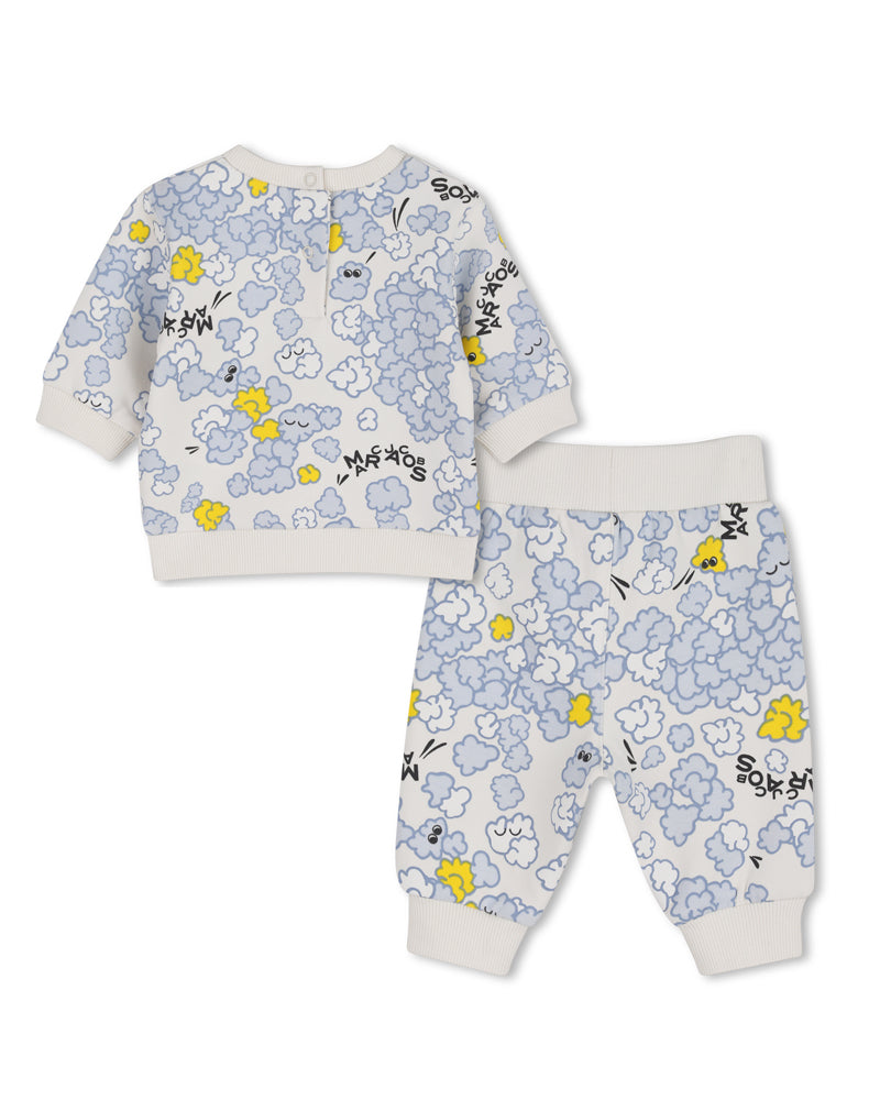 
  
    Marc
  
    Jacobs
  
 Baby Boys White/Blue Popcorn Logo Tracksuit