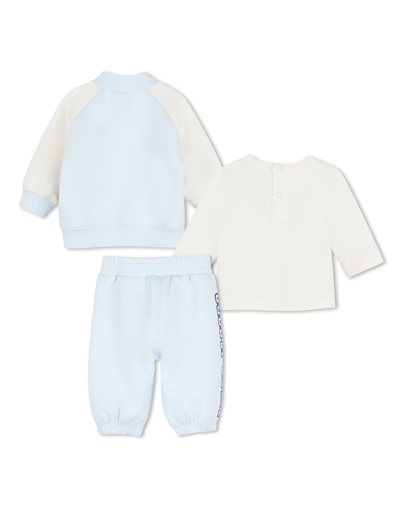 
  
    Marc
  
    Jacobs
  
 Baby Boys Logo White/Blue Tracksuit Set