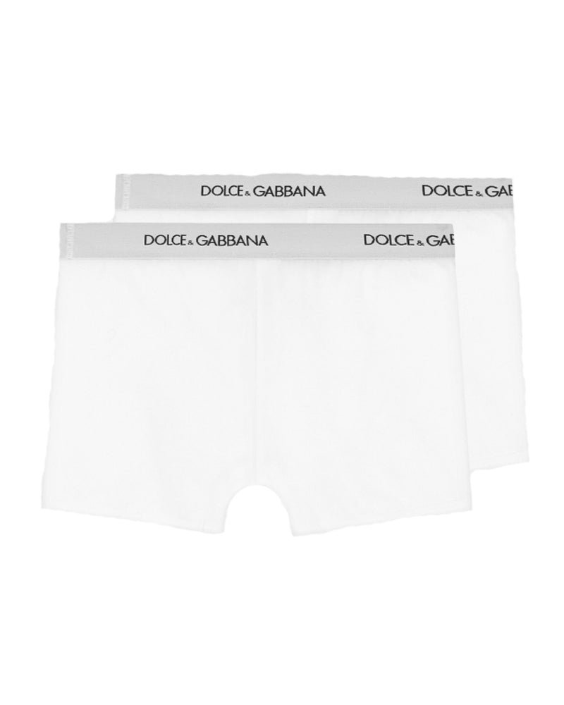 Boys White Boxer Set