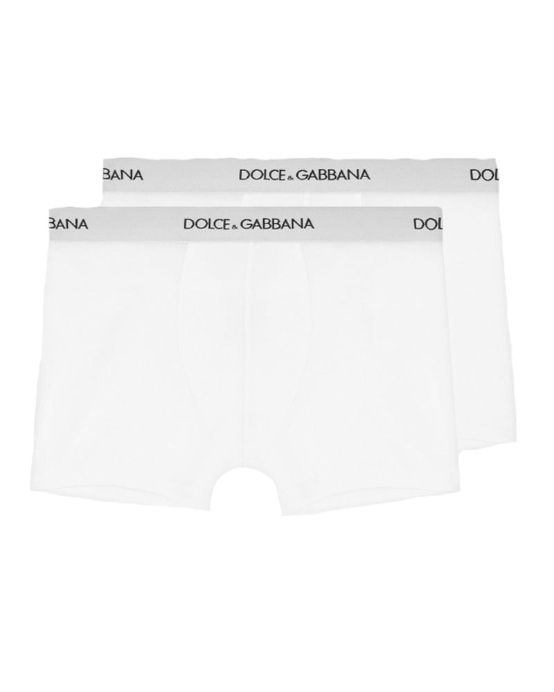 Boys White Boxer Set