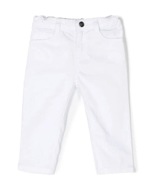 
  
    Emporio
  
    Armani
  
 Baby Boys White Cotton Twill Pants