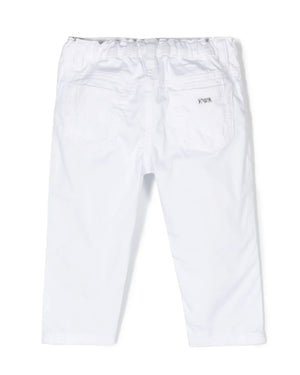 
  
    Emporio
  
    Armani
  
 Baby Boys White Cotton Twill Pants