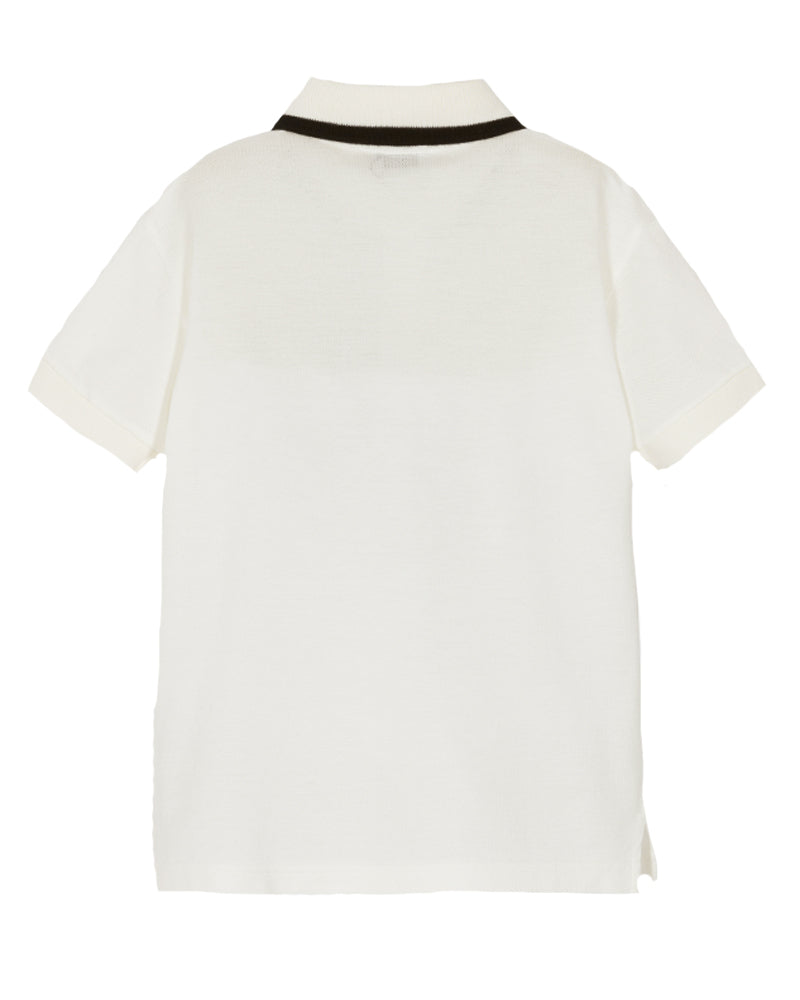 
  
    Dolce
  
    &
  
    Gabbana
  
 Boys White DNA Crest Polo