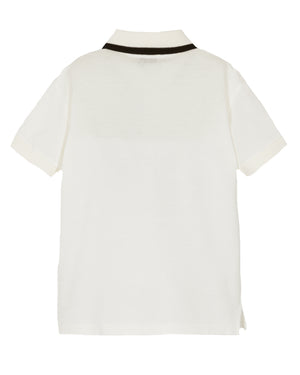 
  
    Dolce
  
    &
  
    Gabbana
  
 Boys White DNA Crest Polo