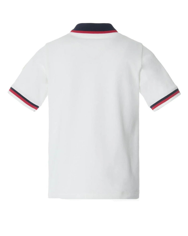 
  
    Moncler
  
    Enfant
  
 Boys White Cotton Polo