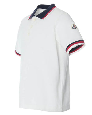 
  
    Moncler
  
    Enfant
  
 Boys White Cotton Polo