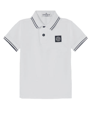 
  
    Stone
  
    Island
  
    Junior
  
 Boys White Logo Polo
