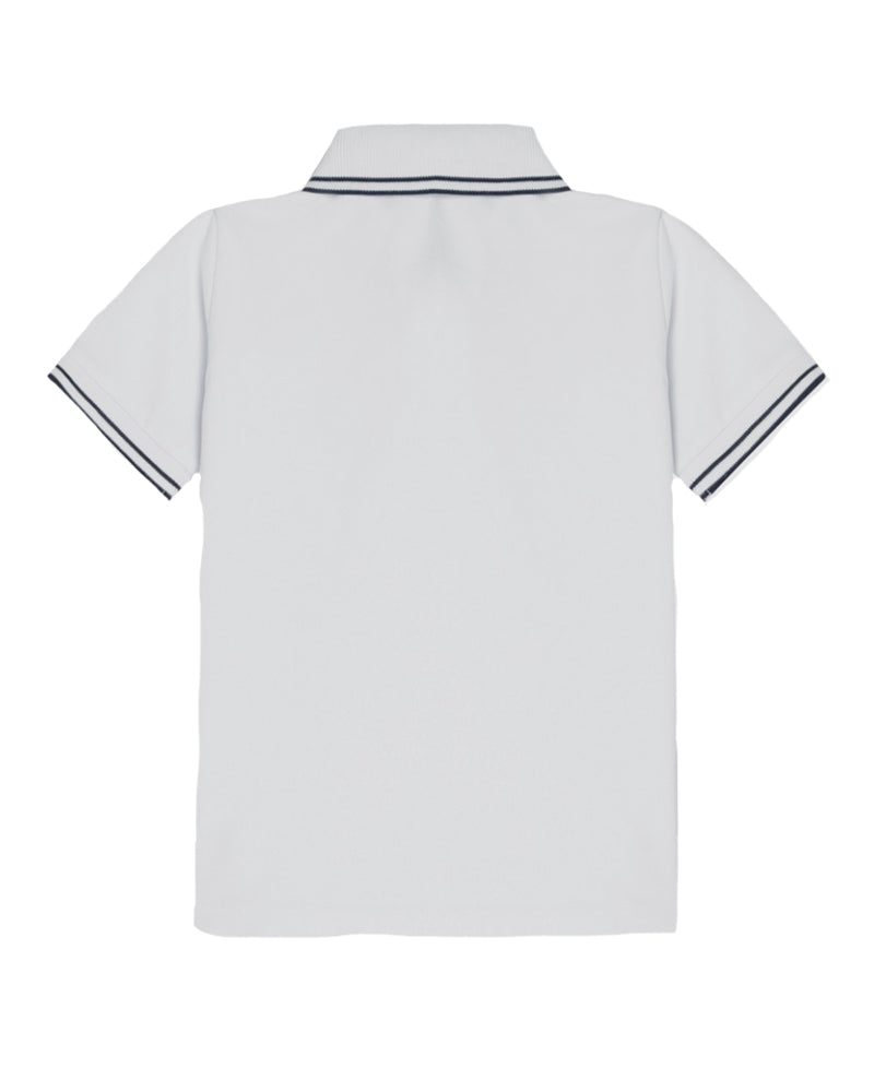 
  
    Stone
  
    Island
  
    Junior
  
 Boys White Logo Polo