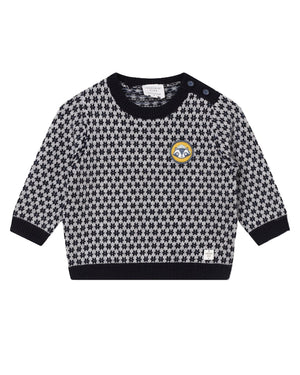 
  
    Carrément
  
    Beau
  
 Boys Grey Knitted Sweater