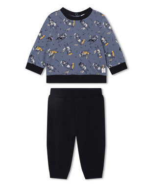 
  
    Carrément
  
    Beau
  
 Boys Blue Outfit Set