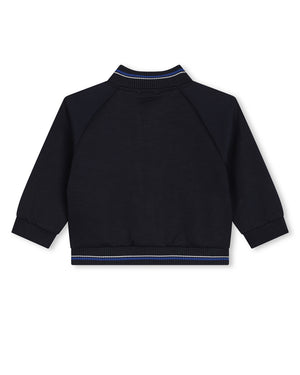 
  
    Carrément
  
    Beau
  
 Boys Navy Zip Up Cardigan