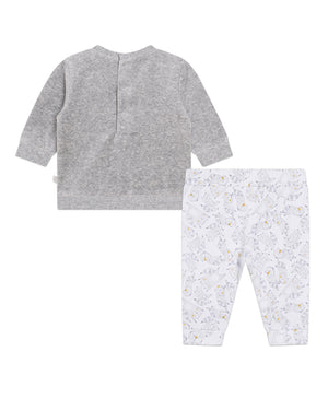 
  
    Carrément
  
    Beau
  
 Baby Boys Grey Velvet Outfit Set