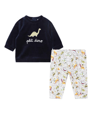 
  
    Carrément
  
    Beau
  
 Baby Boys Velvet Outfit Set