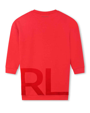 
  
    Karl
  
    Lagerfeld
  
    Kids
  
 Girls Red Sweater Dress