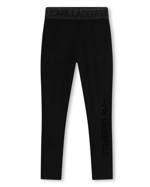 
  
    Karl
  
    Lagerfeld
  
    Kids
  
 Girls Black Leggings