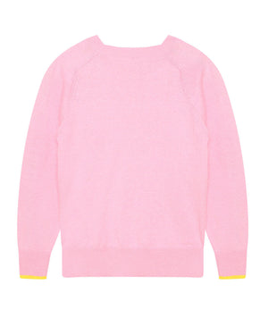 
  
    Karl
  
    Lagerfeld
  
    Kids
  
 Girls Pink Knit Sweater