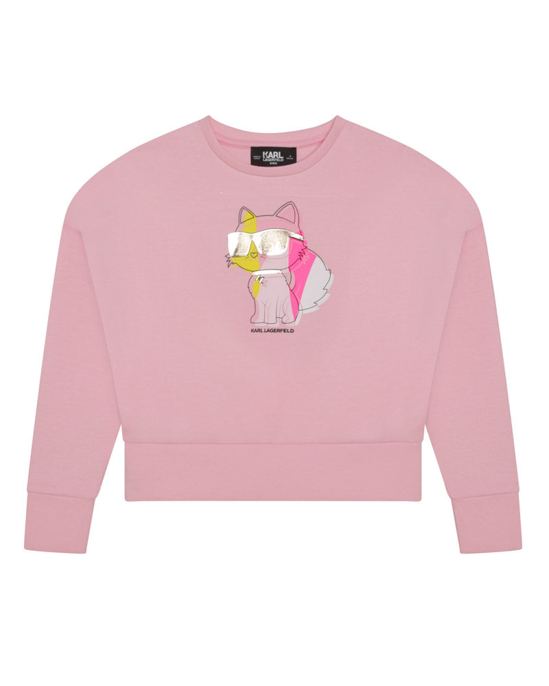 Girls Pink Sweatshirt