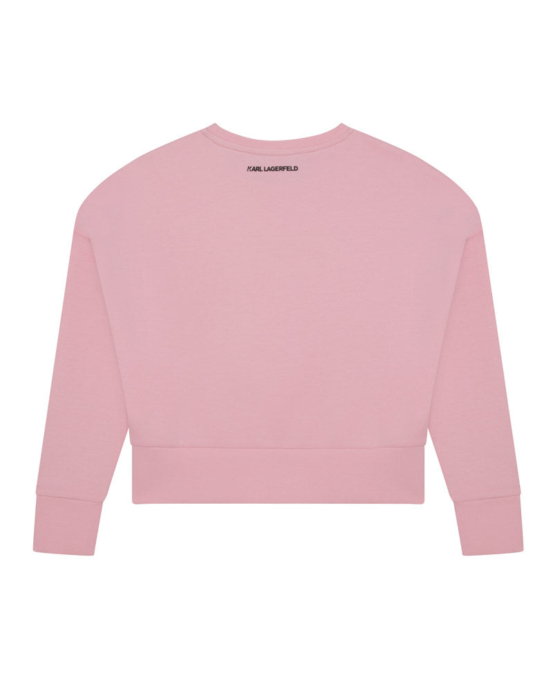 Girls Pink Sweatshirt