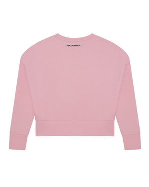 
  
    Karl
  
    Lagerfeld
  
    Kids
  
 Girls Pink Sweatshirt