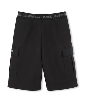 
  
    Karl
  
    Lagerfeld
  
    Kids
  
 Boys Black Bermuda Shorts