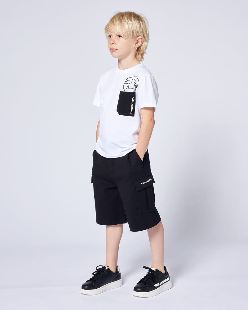 
  
    Karl
  
    Lagerfeld
  
    Kids
  
 Boys Black Bermuda Shorts