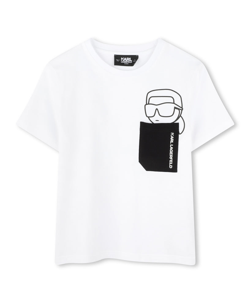 
  
    Karl
  
    Lagerfeld
  
    Kids
  
 Boys White Cotton Icon T-Shirt