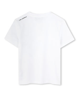 
  
    Karl
  
    Lagerfeld
  
    Kids
  
 Boys White Cotton Icon T-Shirt