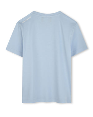 
  
    Karl
  
    Lagerfeld
  
    Kids
  
 Boys Blue Cotton Logo T-Shirt