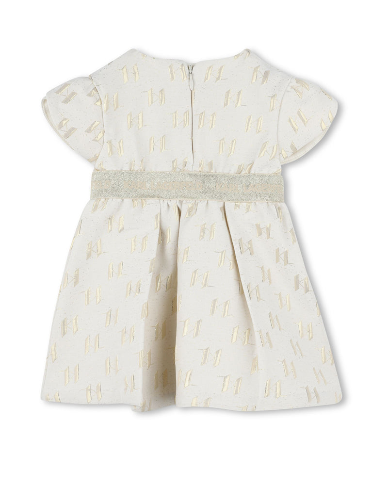 Baby Girls Ivory/Gold Dress