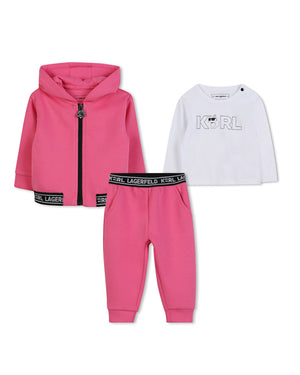 
  
    Karl
  
    Lagerfeld
  
    Kids
  
 Baby Girls Fuchsia Tracksuit Set