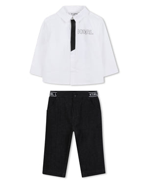 
  
    Karl
  
    Lagerfeld
  
    Kids
  
 Baby Boys Shirt & Pant Set