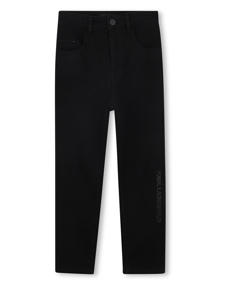 Boys Black Denim