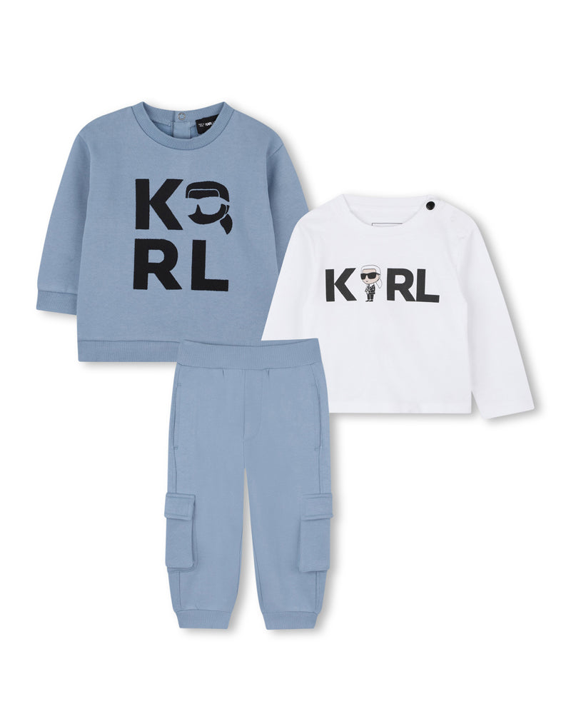 Baby Boys Blue Tracksuit Set