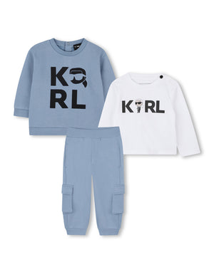 
  
    Karl
  
    Lagerfeld
  
    Kids
  
 Baby Boys Blue Tracksuit Set