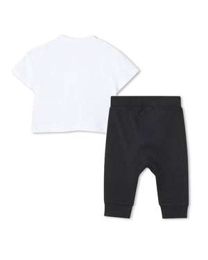 
  
    Karl
  
    Lagerfeld
  
    Kids
  
 Baby Boys White/Black T & Pant Set