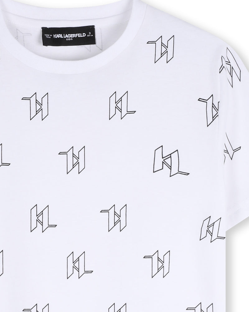 
  
    Karl
  
    Lagerfeld
  
    Kids
  
 Boys White Logo T-Shirt