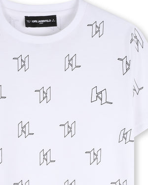 
  
    Karl
  
    Lagerfeld
  
    Kids
  
 Boys White Logo T-Shirt