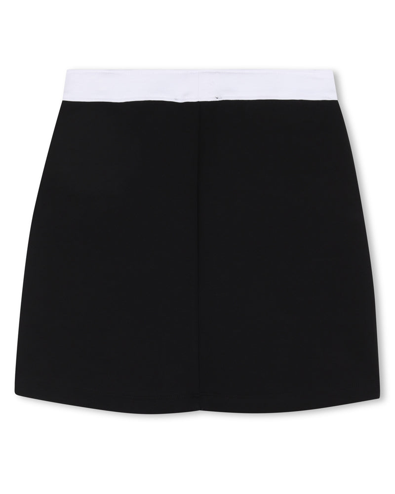 
  
    Karl
  
    Lagerfeld
  
    Kids
  
 Girls Black Cotton Skirt